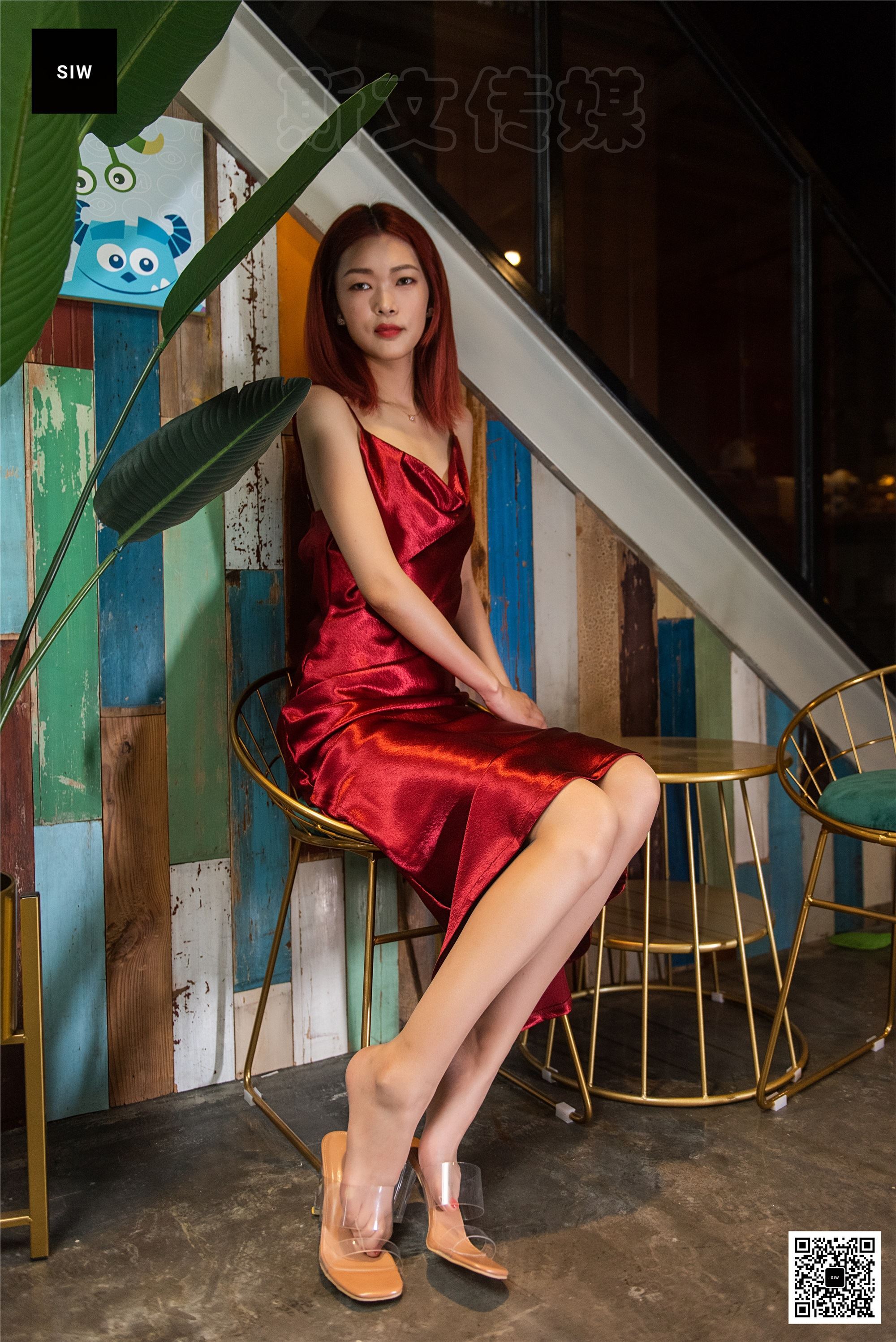 SIW斯文传媒 VOL.008 烈焰红裙-悦悦